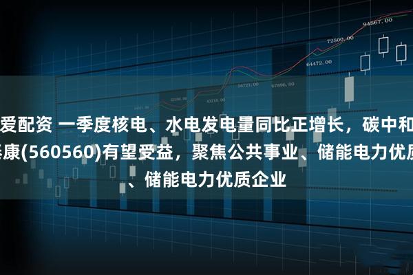 爱配资 一季度核电、水电发电量同比正增长，碳中和ETF泰康(560560)有望受益，聚焦公共事业、储能电力优质企业