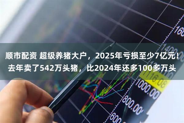顺市配资 超级养猪大户，2025年亏损至少7亿元！去年卖了542万头猪，比2024年还多100多万头